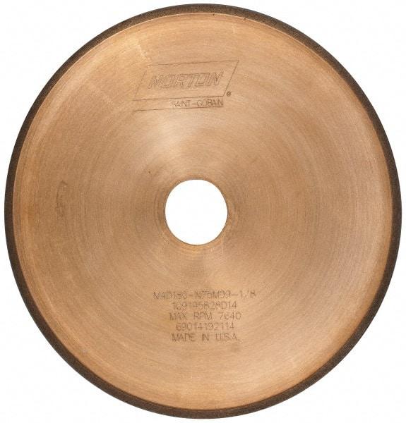 Norton - 8" Diam x 1-1/4" Hole, 180 Grit Surface Grinding Wheel - Diamond, Type 1A1R, Medium Grade - Makers Industrial Supply