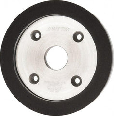 Norton - 6" Diam, 1-1/4" Hole Size, 3/4" Overall Thickness, 150 Grit, Type 6 Tool & Cutter Grinding Wheel - Very Fine Grade, Diamond, P Hardness, Vitrified Bond - Makers Industrial Supply