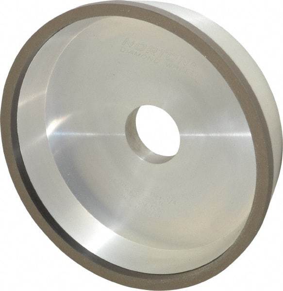 Norton - 6" Diam, 1-1/4" Hole Size, 1-1/2" Overall Thickness, 150 Grit, Type 11 Tool & Cutter Grinding Wheel - Very Fine Grade, Diamond, Resinoid Bond - Makers Industrial Supply