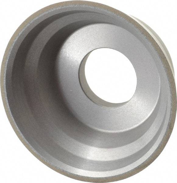 Norton - 3-3/4" Diam, 1-1/4" Hole Size, 1-1/2" Overall Thickness, 150 Grit, Type 11 Tool & Cutter Grinding Wheel - Very Fine Grade, CBN, Resinoid Bond - Makers Industrial Supply