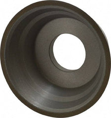 Norton - 3-3/4" Diam, 1-1/4" Hole Size, 1-1/2" Overall Thickness, 150 Grit, Type 11 Tool & Cutter Grinding Wheel - Very Fine Grade, CBN, Resinoid Bond - Makers Industrial Supply