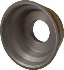 Norton - 3-3/4" Diam, 1-1/4" Hole Size, 1-1/2" Overall Thickness, 150 Grit, Type 11 Tool & Cutter Grinding Wheel - Very Fine Grade, Diamond, Resinoid Bond - Makers Industrial Supply