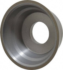 Norton - 3-3/4" Diam, 1-1/4" Hole Size, 1-1/2" Overall Thickness, 150 Grit, Type 11 Tool & Cutter Grinding Wheel - Very Fine Grade, Diamond, Resinoid Bond - Makers Industrial Supply