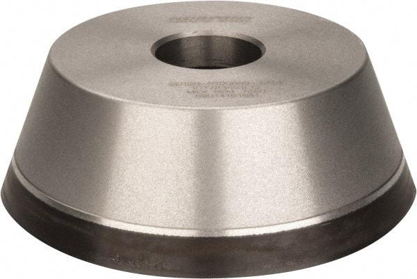 Norton - 5" Diam, 1-1/4" Hole Size, 1-3/4" Overall Thickness, 120 Grit, Type 11 Tool & Cutter Grinding Wheel - Fine Grade, Diamond, Resinoid Bond - Makers Industrial Supply