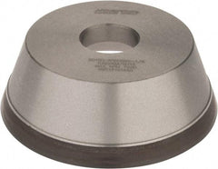 Norton - 5" Diam, 1-1/4" Hole Size, 1-3/4" Overall Thickness, 150 Grit, Type 11 Tool & Cutter Grinding Wheel - Very Fine Grade, Diamond, Resinoid Bond - Makers Industrial Supply