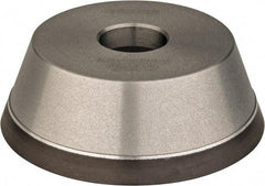 Norton - 5" Diam, 1-1/4" Hole Size, 1-3/4" Overall Thickness, 180 Grit, Type 11 Tool & Cutter Grinding Wheel - Very Fine Grade, Diamond, Resinoid Bond - Makers Industrial Supply