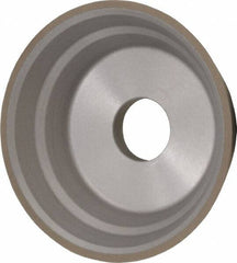 Norton - 5" Diam, 1-1/4" Hole Size, 1-3/4" Overall Thickness, 150 Grit, Type 11 Tool & Cutter Grinding Wheel - Very Fine Grade, Diamond, Resinoid Bond - Makers Industrial Supply