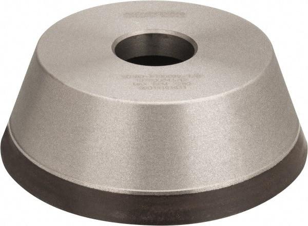 Norton - 5" Diam, 1-1/4" Hole Size, 1-3/4" Overall Thickness, 180 Grit, Type 11 Tool & Cutter Grinding Wheel - Very Fine Grade, Diamond, Resinoid Bond - Makers Industrial Supply