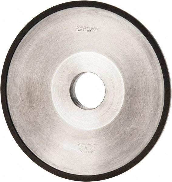 Norton - 6" Diam, 1-1/4" Hole Size, 1" Overall Thickness, 120 Grit, Type 12 Tool & Cutter Grinding Wheel - Fine Grade, CBN, Resinoid Bond - Makers Industrial Supply