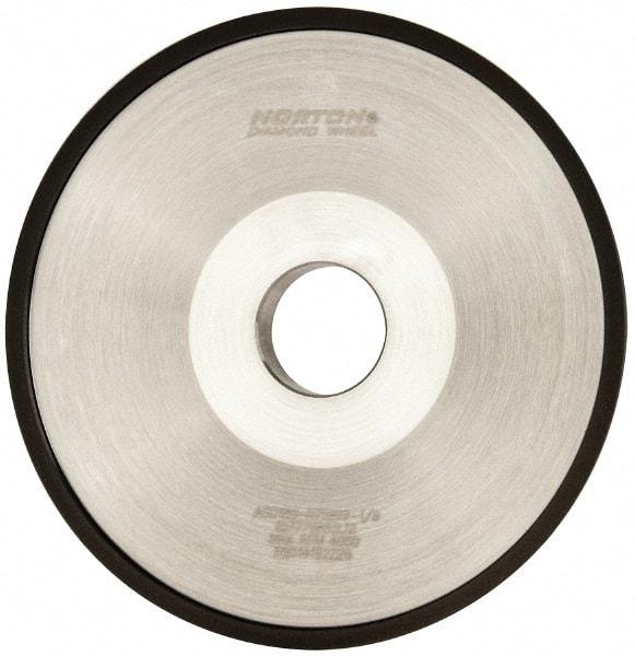 Norton - 6" Diam, 1-1/4" Hole Size, 1" Overall Thickness, 180 Grit, Type 12 Tool & Cutter Grinding Wheel - Very Fine Grade, Diamond, Resinoid Bond - Makers Industrial Supply