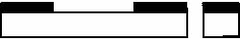 Norton - Extra Fine/Super Fine, 1" Length of Cut, Double End Diamond Hone - 400 Grit, 7/16" Wide x 1/4" High x 4" OAL - Makers Industrial Supply