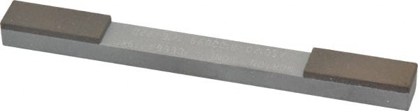 Norton - Fine & Very Fine, 1" Length of Cut, Double End Diamond Hone - 120 & 220 Grit, 3/8" Wide x 1/4" High x 4" OAL - Makers Industrial Supply