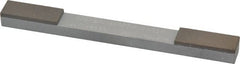 Norton - Fine & Very Fine, 1" Length of Cut, Double End Diamond Hone - 120 & 220 Grit, 3/8" Wide x 1/4" High x 4" OAL - Makers Industrial Supply