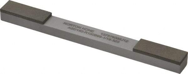 Norton - Very Fine & Extra Fine, 1" Length of Cut, Double End Diamond Hone - 150 & 320 Grit, 3/8" Wide x 1/4" High x 4" OAL - Makers Industrial Supply