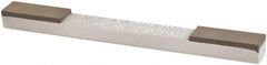 Norton - Extra Fine & Super Fine, 1" Length of Cut, Double End Diamond Hone - 320 & 400 Grit, 3/8" Wide x 1/4" High x 4" OAL - Makers Industrial Supply