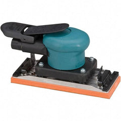 Dynabrade - 13 CFM Air Consumption, Palm Air Orbital Sander - Rectangular Pad, - Makers Industrial Supply