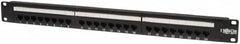 Tripp-Lite - Electrical Enclosure Steel Patch Panel - For Use with Racks - Makers Industrial Supply