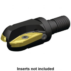 Kennametal - 3/4" Cut Diam, 3/4" Max Depth of Cut, 3/4" Shank Diam, Indexable Ball Nose End Mill - M10 Modular Connection, A5505VX Toolholder, XPNT Insert - Makers Industrial Supply