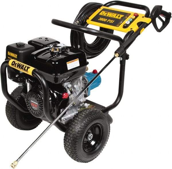 DeWALT - Gas, 8.5 hp, 3,800 psi, 3.5 GPM, Cold Water Pressure Washer - CAT Triplex, 50' x 3/8" Hose - Makers Industrial Supply