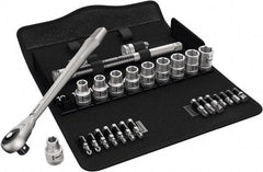 Wera - 1/2" Drive Standard Socket Set - 3/8 to 13/16" - Makers Industrial Supply