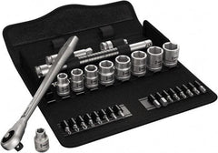 Wera - 3/8" Drive Standard Socket Set - 8 to 19mm - Makers Industrial Supply