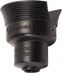 Greenlee - 1/2" Conduit Round Lock - 8" Hole Length x 1/2" Hole Width x 1/2" Hole Diam - Makers Industrial Supply