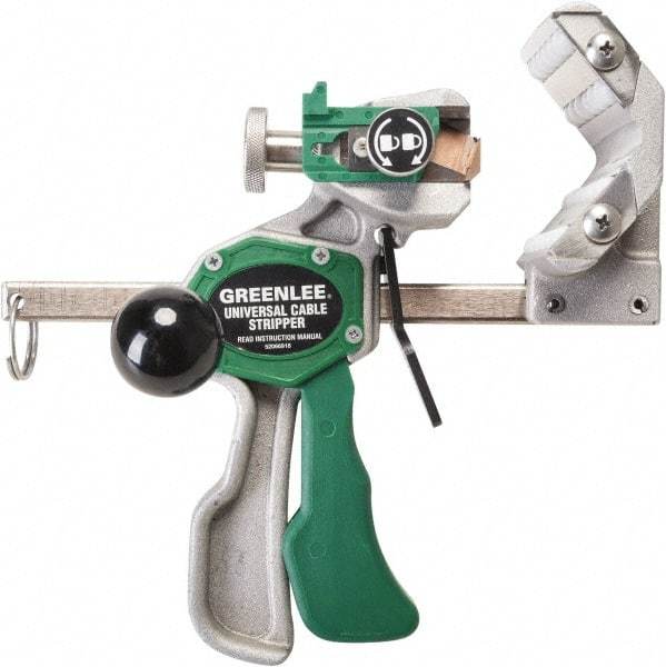 Greenlee - 1/2" to 3" Capacity Cable Wire Stripper - 1/2" Min Wire Gage - Makers Industrial Supply