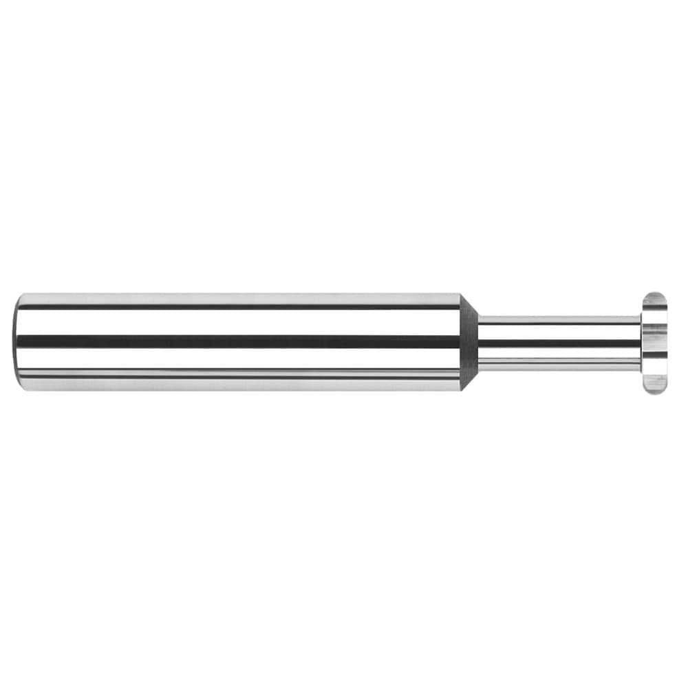 Harvey Tool - 5/32" Cut Diam, 0.5mm Cut Width, 3/16" Shank, Straight-Tooth Woodruff Keyseat Cutter - Exact Industrial Supply