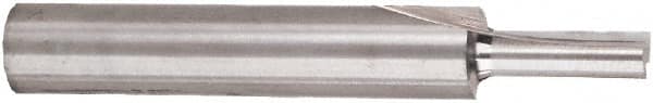 Freud - 3/8" Diam, 1/4" Shank Diam, 3/8" Length of Cut, 2 Flute Double Edge Straight Router Bit - 1-3/4" Overall Length, Solid Carbide - Makers Industrial Supply