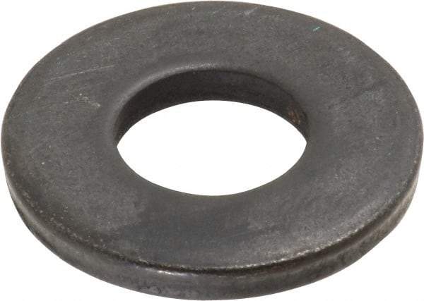 Gibraltar - 5/8" Screw, Steel Standard Flat Washer - 21/32" ID x 1-7/16" OD, 3/16" Thick, Black Oxide Finish - Makers Industrial Supply