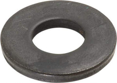 Gibraltar - 5/8" Screw, Steel Standard Flat Washer - 21/32" ID x 1-7/16" OD, 3/16" Thick, Black Oxide Finish - Makers Industrial Supply