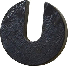 Gibraltar - 5/16" Bolt, 5/16" Thick, Black Oxide Finish, Case Hardened Steel C Washer - Grade 12L14, 11/32" Inside & 1-1/4" OD - Makers Industrial Supply