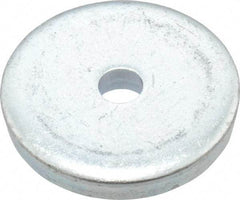 Gibraltar - 1/4" Screw, Steel Fender Flat Washer - 9/32" ID x 1-1/2" OD, 1/4" Thick, Zinc-Plated Finish - Makers Industrial Supply