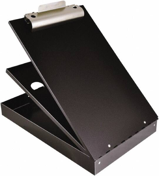 Saunders - 2-3/4" Long x 9" Wide, Clip Board - Black - Makers Industrial Supply