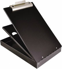 Saunders - 2-3/4" Long x 9" Wide, Clip Board - Black - Makers Industrial Supply