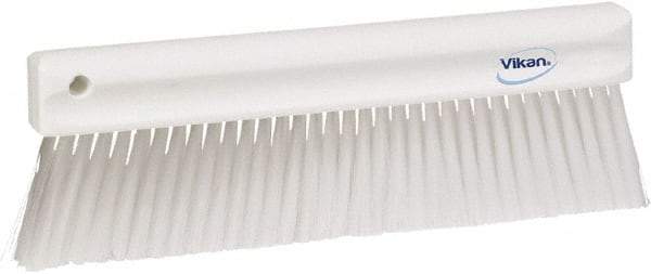 Vikan - Polyester Counter Brush - 2" Bristle Length, 11" Long x 1-1/4" Wide Head, White - Makers Industrial Supply