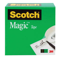 3M - Box Sealing & Label Protection Tape; Tape Number: 810 ; Thickness (mil): 2.2000 ; Width (Inch): 3 ; Color: Transparent - Exact Industrial Supply