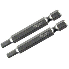 2.0MM 70MM OAL HEX POWER BIT 2/PK - Makers Industrial Supply