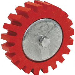 Dynabrade - Angle & Disc Grinder Eraser Wheel - Use with 18256 & 18258 - Makers Industrial Supply