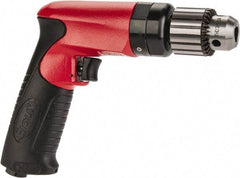 Sioux Tools - 3/8" Keyed Chuck - Pistol Grip Handle, 2,600 RPM, 11.8 LPS, 25 CFM, 0.6 hp - Makers Industrial Supply