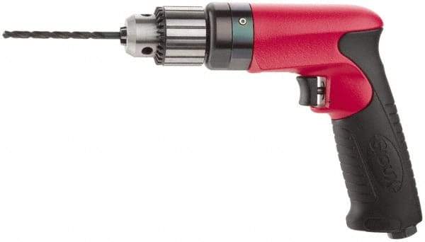 Sioux Tools - 1/4" Keyed Chuck - Pistol Grip Handle, 6,000 RPM, 11.8 LPS, 25 CFM, 0.6 hp - Makers Industrial Supply