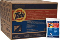 Tide - Packet Cleaner - Use on Fiberglass, Linoleum, Plastic, Stainless Steel, Wood - Makers Industrial Supply