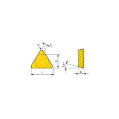 Milling Insert:  TPKR 1603PPSR-29 CTPP235,  CTPP235,  Solid Carbide N/A Finish,  1.0000″ OAW