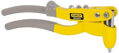 Stanley - Right Angle Head Hand Riveter - 3/32 to 3/16" Rivet Capacity, 10" OAL - Makers Industrial Supply