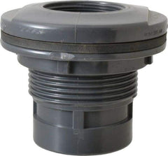 Value Collection - 2" PVC Plastic Pipe Tank Adapter - Schedule 80, FIPT x FIPT End Connections - Makers Industrial Supply