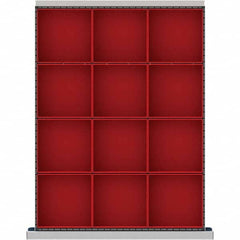 LISTA - 12-Compartment Drawer Divider Layout for 3.15" High Drawers - Makers Industrial Supply