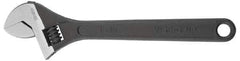 Irwin - 1-3/4" Jaw Capacity, 15" Standard Adjustable Wrench - Chrome Vanadium Steel, Chrome Finish - Makers Industrial Supply