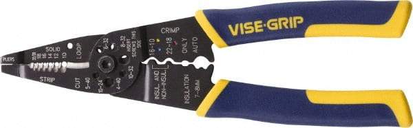 Irwin - Wire & Cable Strippers Type: Wire Stripper/Cutter/Crimper Maximum Capacity: 10 AWG - Makers Industrial Supply