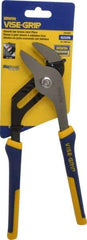 Irwin - 10" OAL, 2-3/4" Max Capacity, 7 Position Groove Joint Tongue & Groove Pliers - Smooth Straight Jaws, Straight Head, ProTouch Handles - Makers Industrial Supply