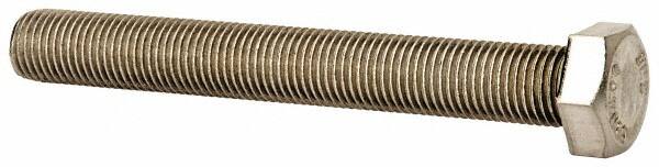 Value Collection - 3/8-24 UNF, 3" Length Under Head Hex Head Cap Screw - Fully Threaded, Grade 18-8 Stainless Steel, Uncoated, 9/16" Hex - Makers Industrial Supply